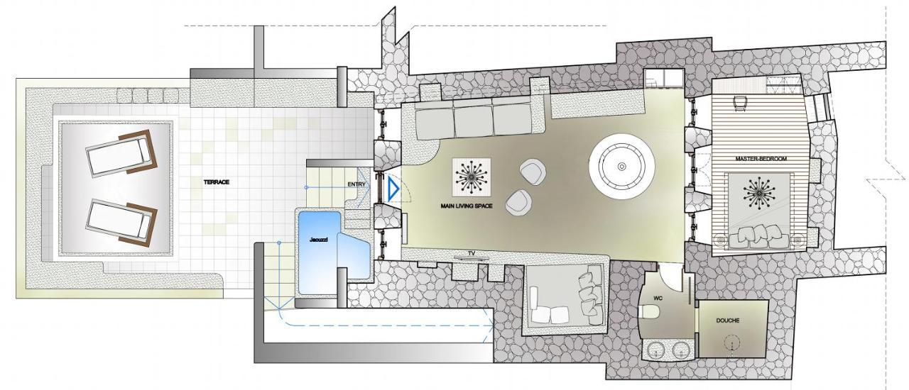 Nk Cave House Villa Fira  Exterior foto
